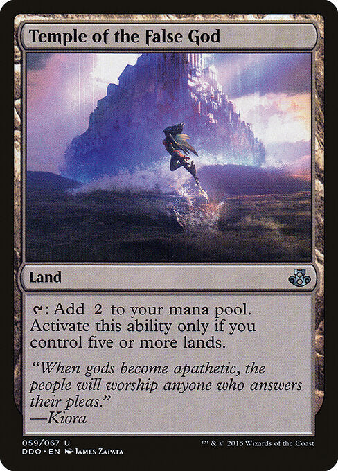 Temple of the False God (Duel Decks: Elspeth vs. Kiora)
