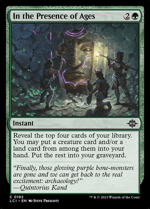 In the Presence of Ages (The Lost Caverns of Ixalan)