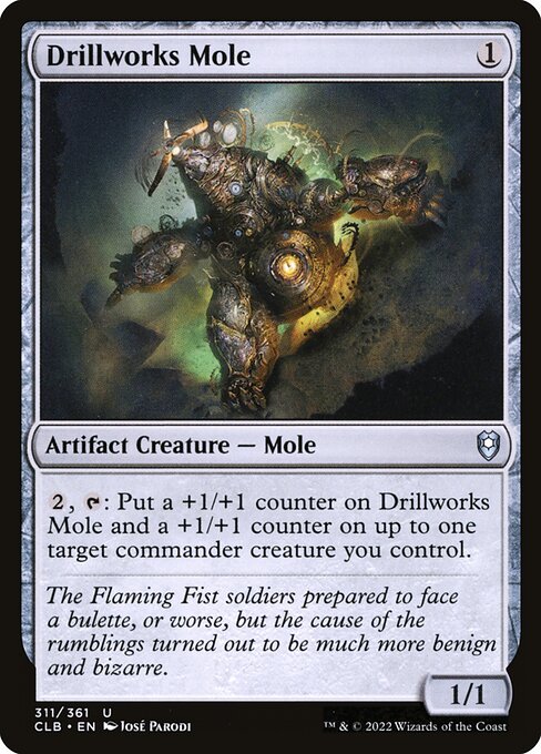 Drillworks Mole (Commander Legends: Battle for Baldur's Gate)