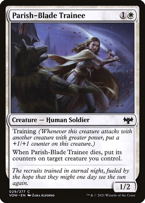 Parish-Blade Trainee (Innistrad: Crimson Vow)