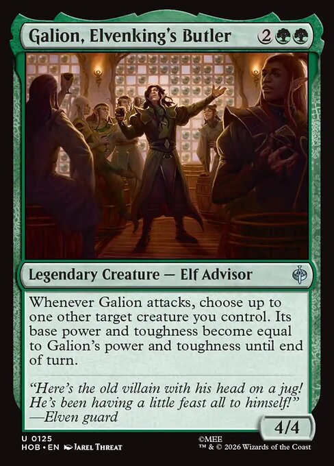 Galion, Elvenking's Butler (The Hobbit)