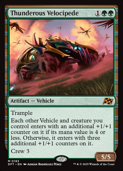 Thunderous Velocipede (Aetherdrift)