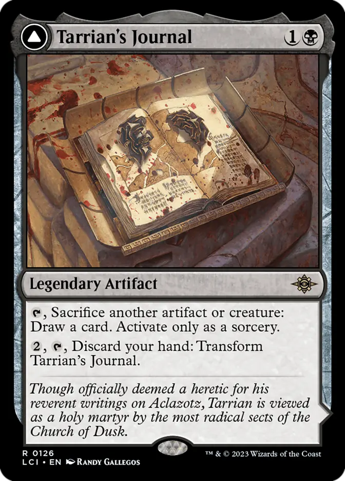 Tarrian's Journal // The Tomb of Aclazotz (The Lost Caverns of Ixalan)