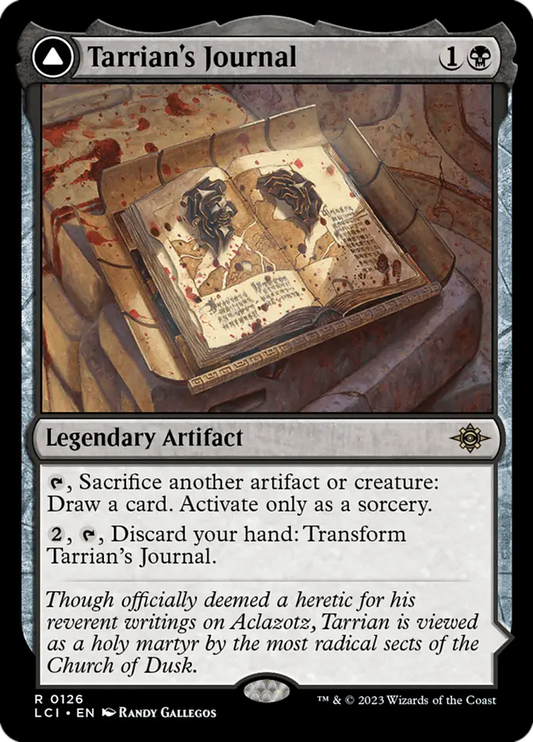 Tarrian's Journal // The Tomb of Aclazotz (The Lost Caverns of Ixalan)