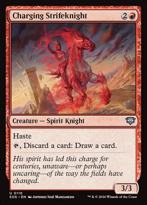 Charging Strifeknight (Secrets of Strixhaven)