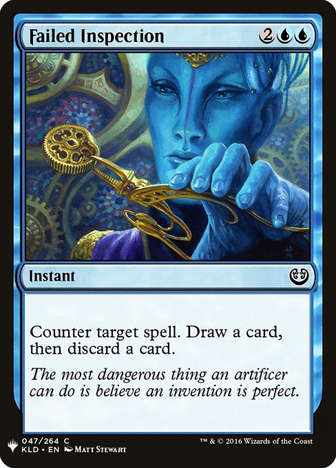 Failed Inspection (The List)