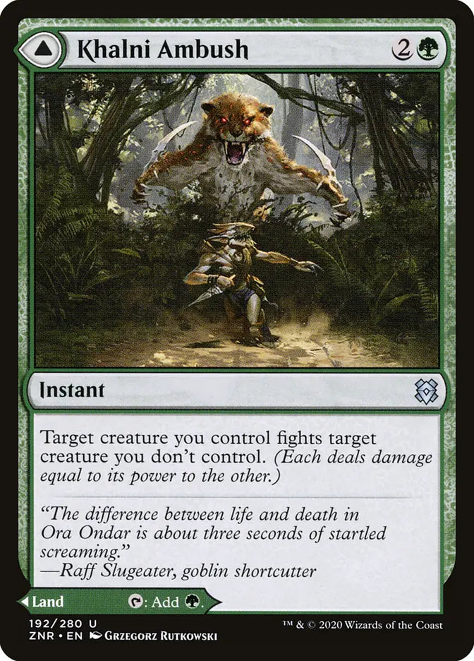 Khalni Ambush // Khalni Territory (Zendikar Rising)