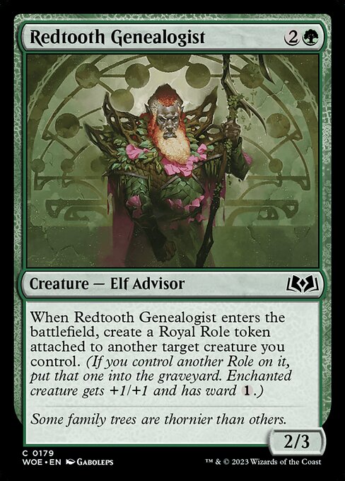 Redtooth Genealogist (Wilds of Eldraine)