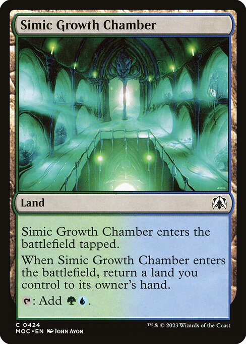 Simic Growth Chamber (March of the Machine Commander)