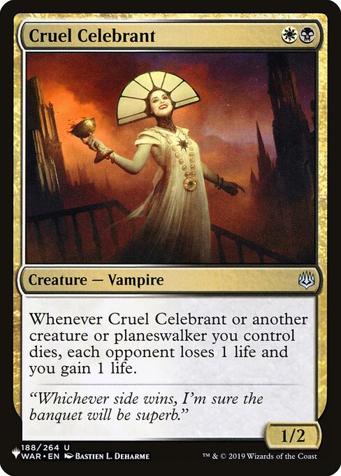 Cruel Celebrant (The List)