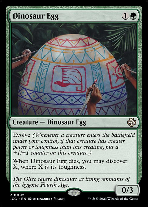 Dinosaur Egg (The Lost Caverns of Ixalan Commander)