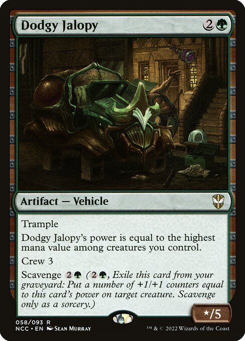 Dodgy Jalopy (New Capenna Commander)