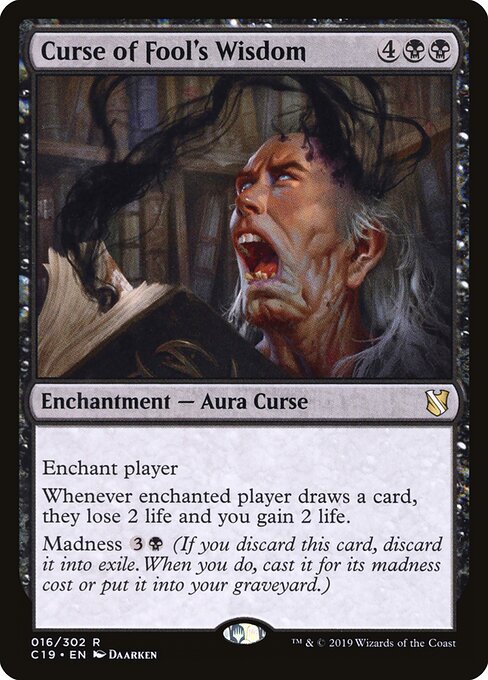 Curse of Fool's Wisdom (Commander 2019)