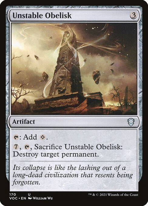 Unstable Obelisk (Crimson Vow Commander)