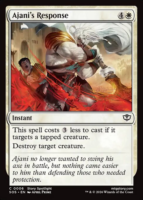 Ajani's Response (Secrets of Strixhaven)