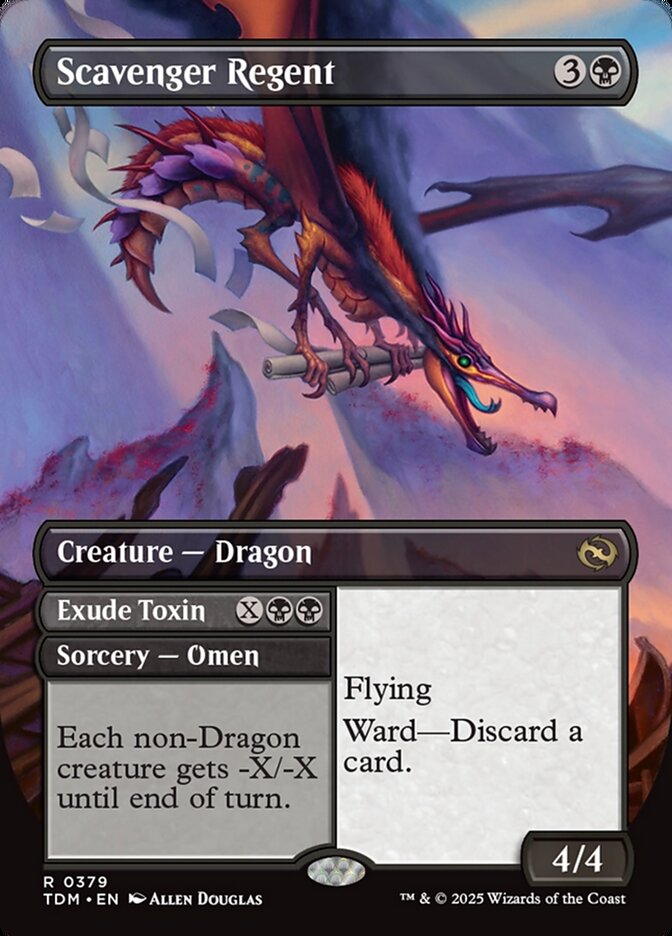 Scavenger Regent // Exude Toxin // Scavenger Regent (Tarkir: Dragonstorm)
