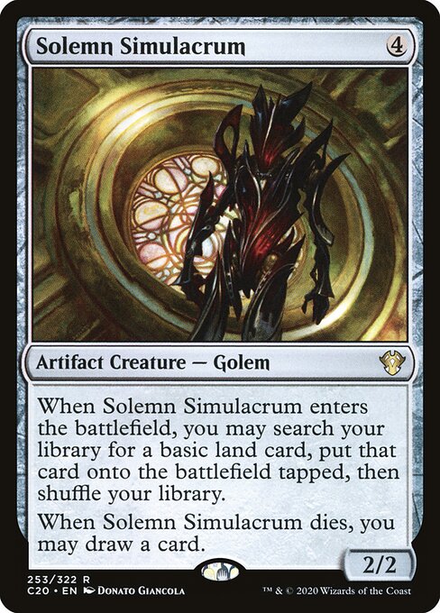 Solemn Simulacrum (Commander 2020)