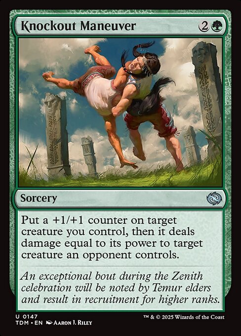 Knockout Maneuver (Tarkir: Dragonstorm)