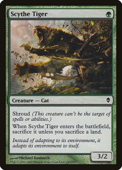 Scythe Tiger (Zendikar)