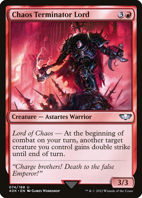Chaos Terminator Lord (Warhammer 40,000 Commander)