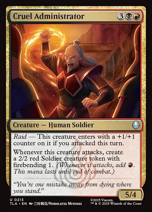 Cruel Administrator (Avatar: The Last Airbender)