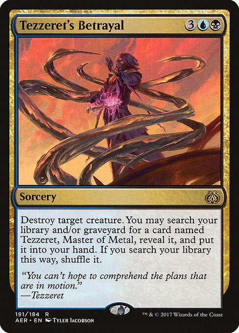 Tezzeret's Betrayal (Aether Revolt)