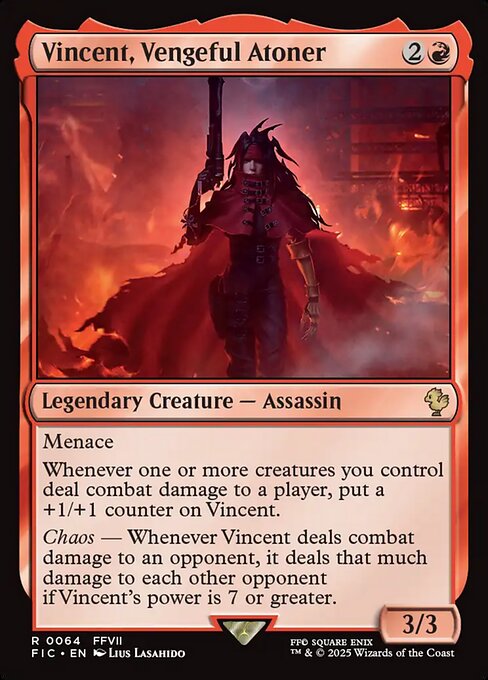 Vincent, Vengeful Atoner (Final Fantasy Commander)