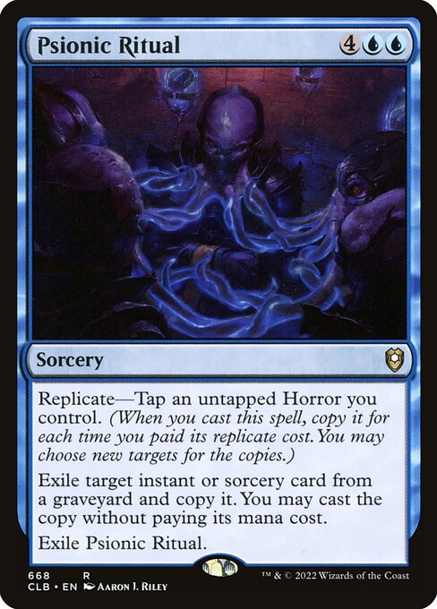 Psionic Ritual (Commander Legends: Battle for Baldur's Gate)