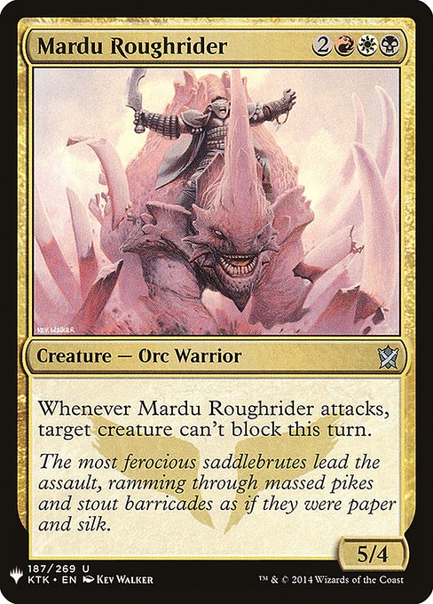 Mardu Roughrider (The List)
