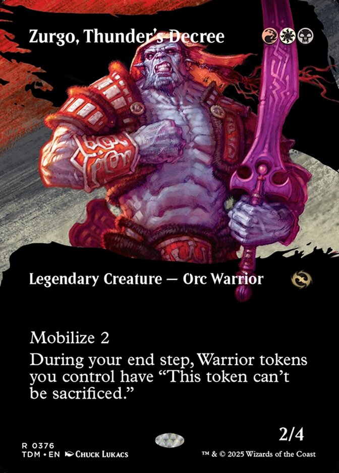 TDM Alternate Art Zurgo, Thunder’s Decree