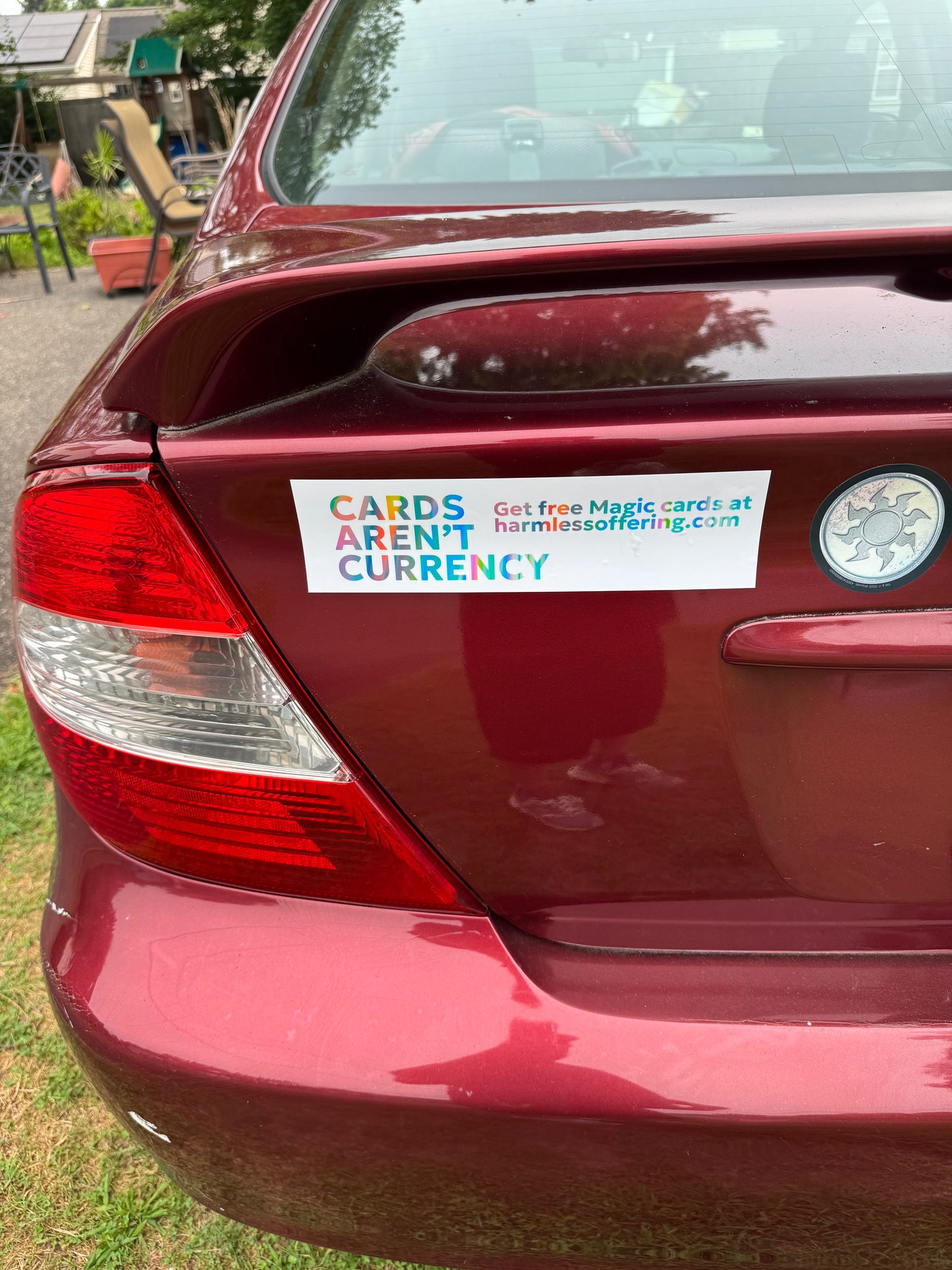 Cards aren’t Currency Bumper Sticker