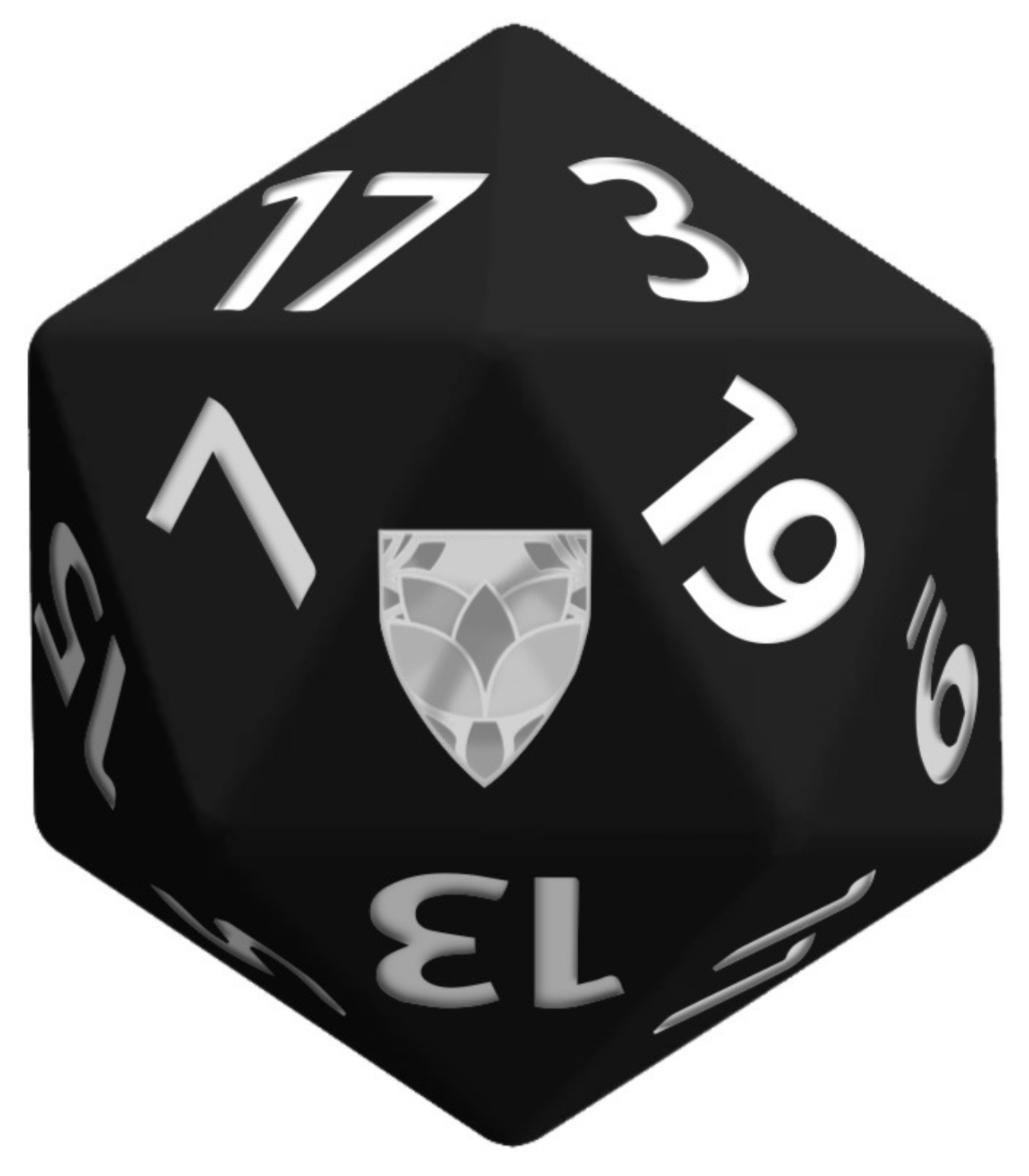 Harmless D20 Die 22mm
