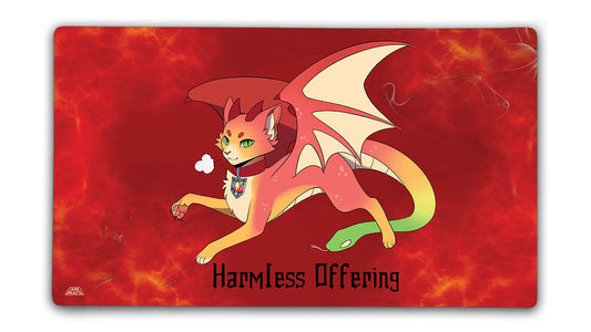 Harmless Mana Series Playmat - Red Harmless Dragon