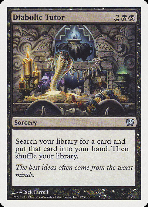 Diabolic Tutor (Ninth Edition)