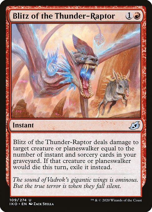 Blitz of the Thunder-Raptor (Ikoria: Lair of Behemoths)
