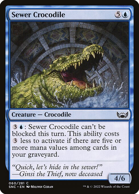 Sewer Crocodile (Streets of New Capenna)
