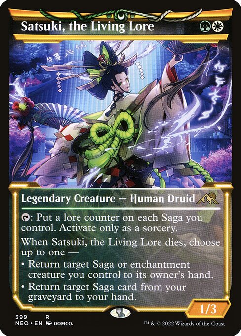 Satsuki, the Living Lore (Kamigawa: Neon Dynasty)