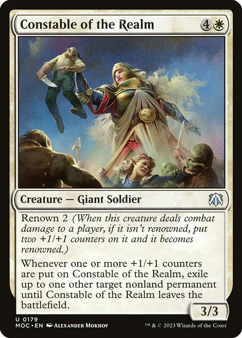 Constable of the Realm (March of the Machine Commander)