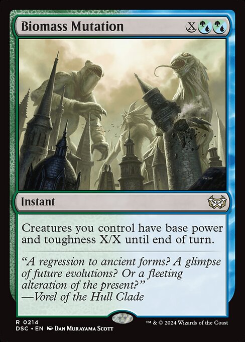 Biomass Mutation (Duskmourn: House of Horror Commander)