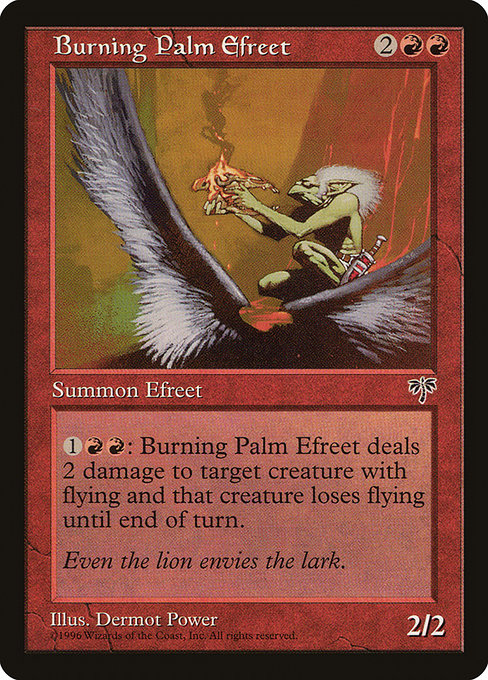 Burning Palm Efreet (Mirage)