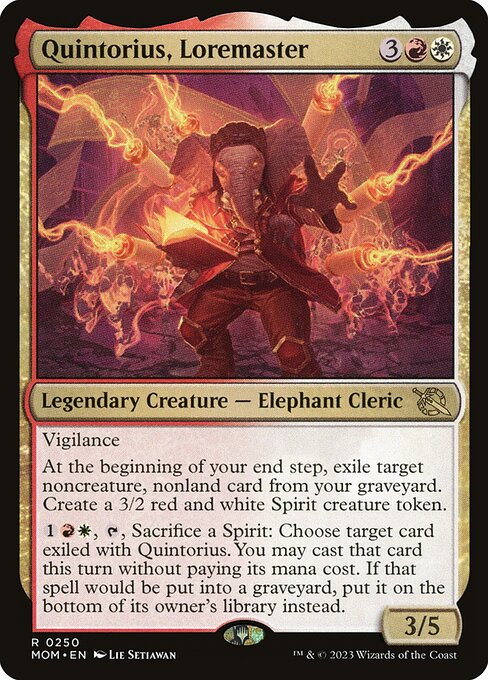 Quintorius, Loremaster (March of the Machine)