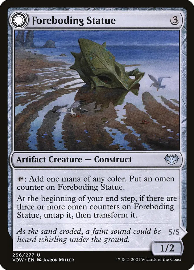 Foreboding Statue // Forsaken Thresher (Innistrad: Crimson Vow)
