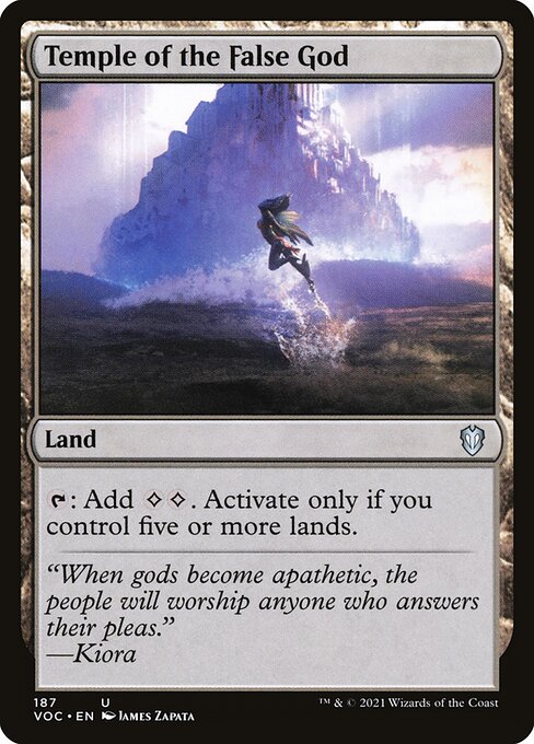 Temple of the False God (Crimson Vow Commander)