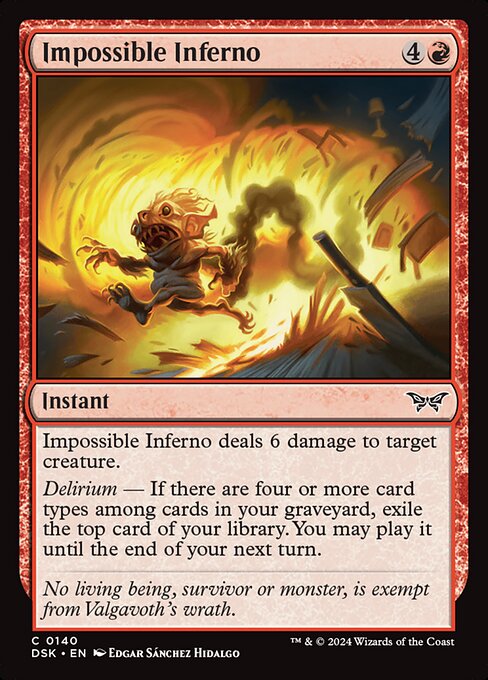 Impossible Inferno (Duskmourn: House of Horror)