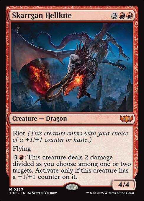 Skarrgan Hellkite (Tarkir: Dragonstorm Commander)