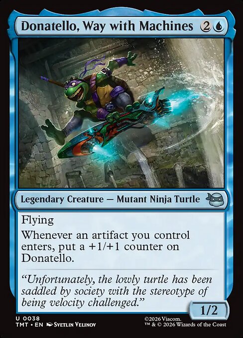 Donatello, Way with Machines (Teenage Mutant Ninja Turtles)