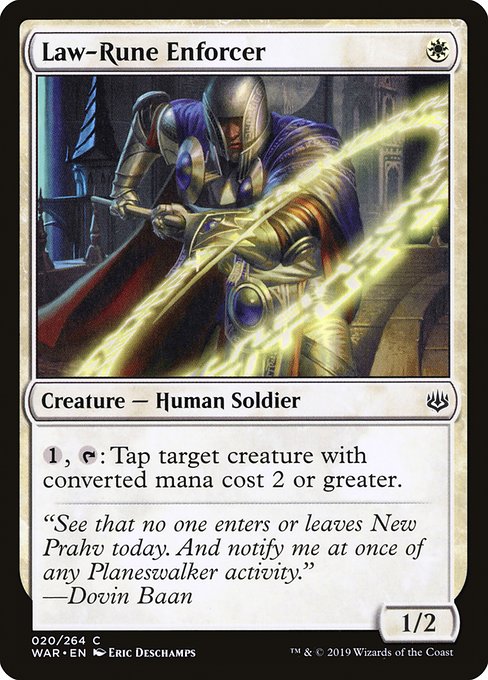 Law-Rune Enforcer (War of the Spark)