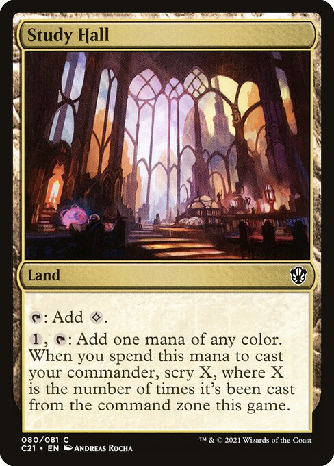 Study Hall (Commander 2021)