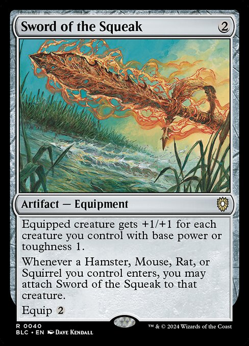 Sword of the Squeak (Bloomburrow Commander)