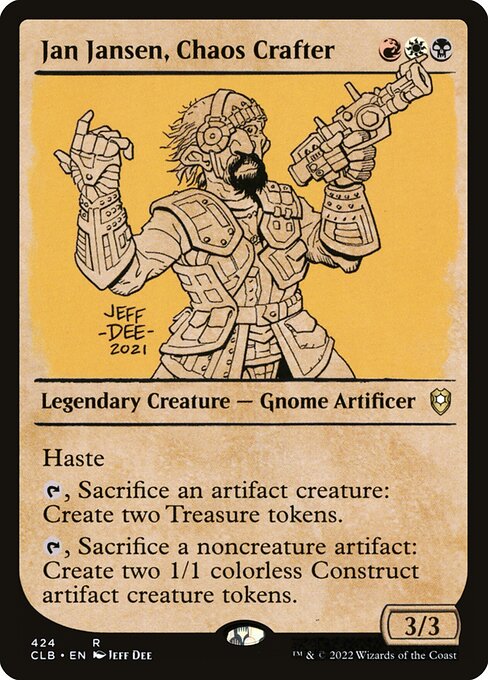 Jan Jansen, Chaos Crafter (Commander Legends: Battle for Baldur's Gate)